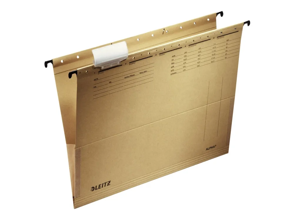 Leitz ALPHA - Hengefil - for A4 (210 x 297 mm) - naturlig brun