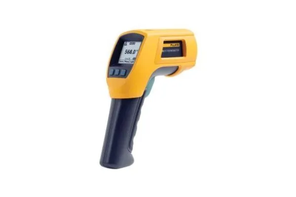 Fluke 568, Grå, Oransje, F, °C, -40 - 800 °C, Alkalinsk, AA