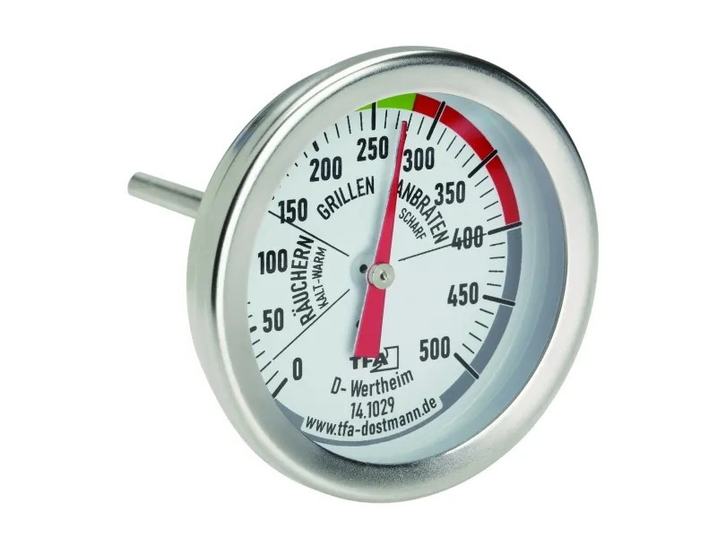 TFA-Dostmann 14.1029, Termometer, Rustfritt stål, Rustfritt stål, 67 mm, 5,2 cm, 37 g