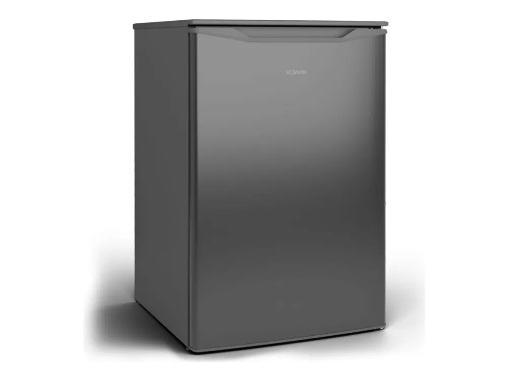 Bomann GS 7253 - Fryser - stående - bredde: 55 cm - dybde: 58 cm - høyde: 85 cm - 87 liter - Klasse C - rustfritt stål-stil