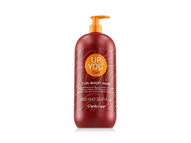 INEBRYA_Up To You Curl Boost fuktighetsmaske for bølget og krøllete hår 1000ml