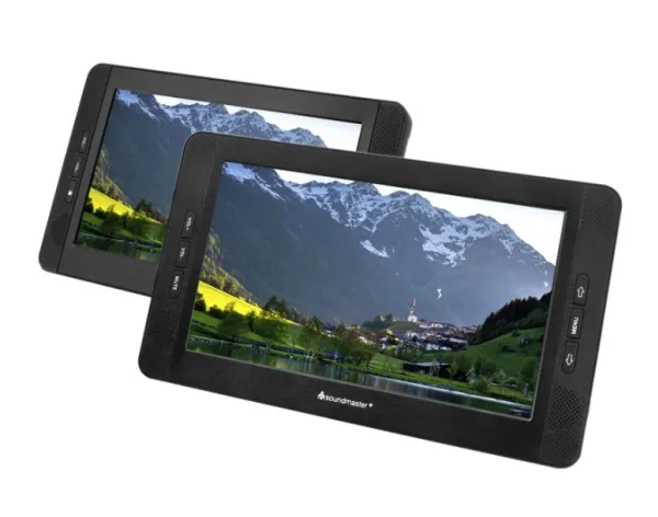 Soundmaster PDB1850SW, Bærbar DVD-spiller, Vegg-montert, Sort, DVD-lyd, DVD-Video, MP3, VCD, CD, CD-R, CD-RW, DVD, DVD+R, DVD+RW, DVD-R, DVD-RW, 25,6 cm (10.1)