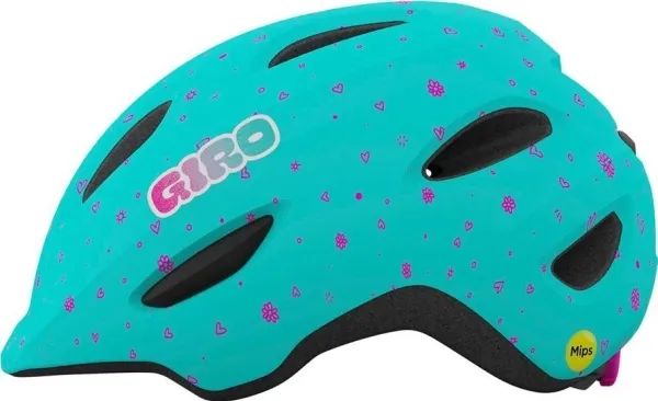 Giro GIRO SCAMP barnehjelm matt skrikende blågrønn størrelse. S (49–53 cm) (NY)