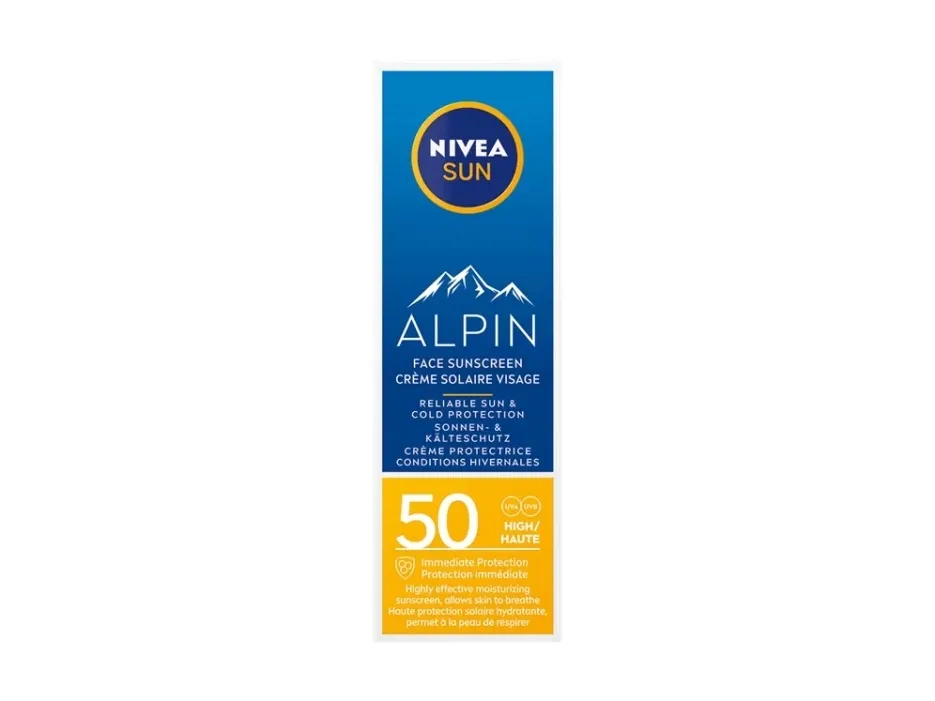 NIVEA_Sun Alpin Creme for ansiktet med høy beskyttelse SPF50 50ml