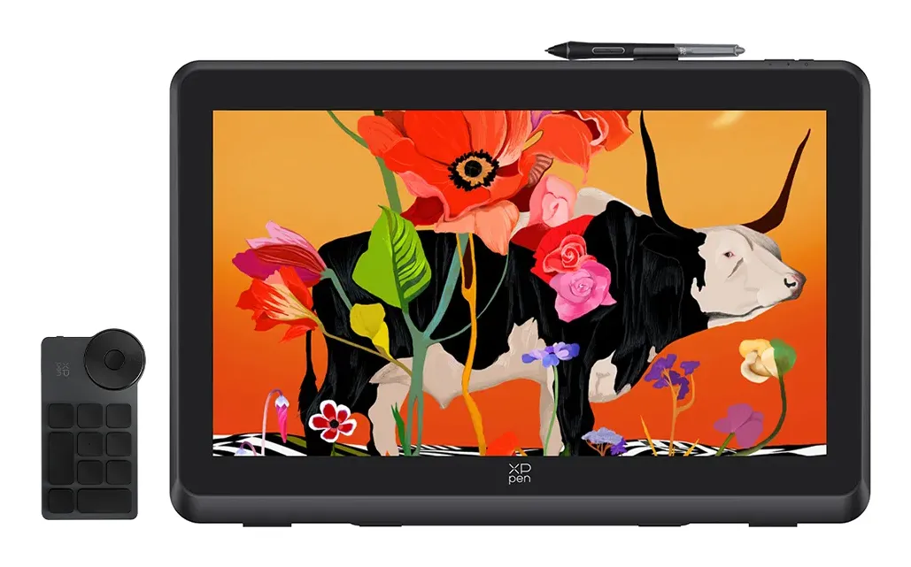 XPPen Artist Pro 22 (Gen 2), Koblet med ledninger (ikke trådløs), 5080 Ipi, 475,392 x 267,408 mm, USB/Bluetooth, 1 cm, Penn