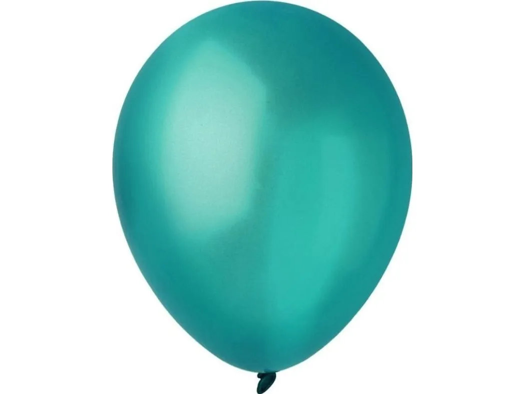 Decomex metallisk smaragdgrønn ballonger (100 stk.)