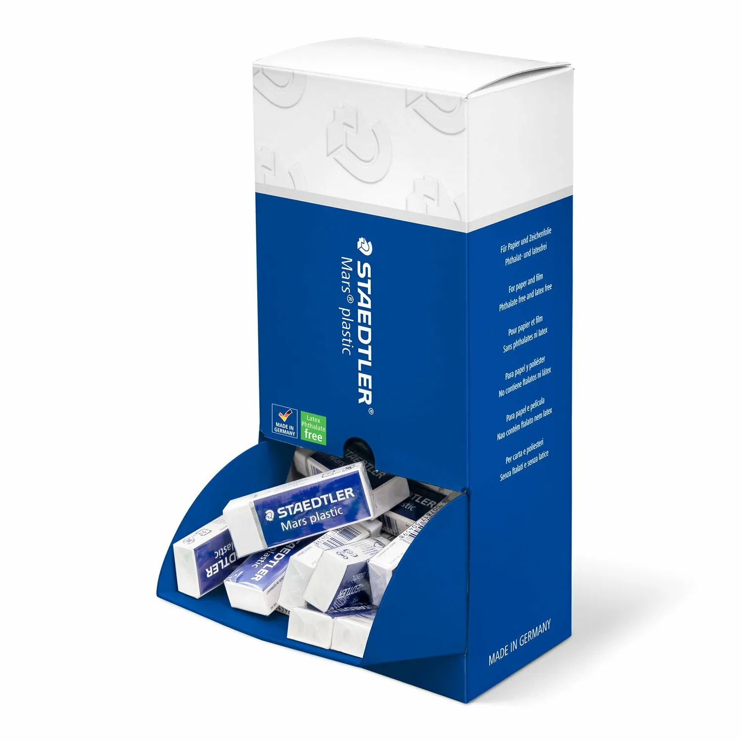 Staedtler Mars, Plast, Hvit, Boks, 40 stykker, Tyskland, Latex, Ftalat