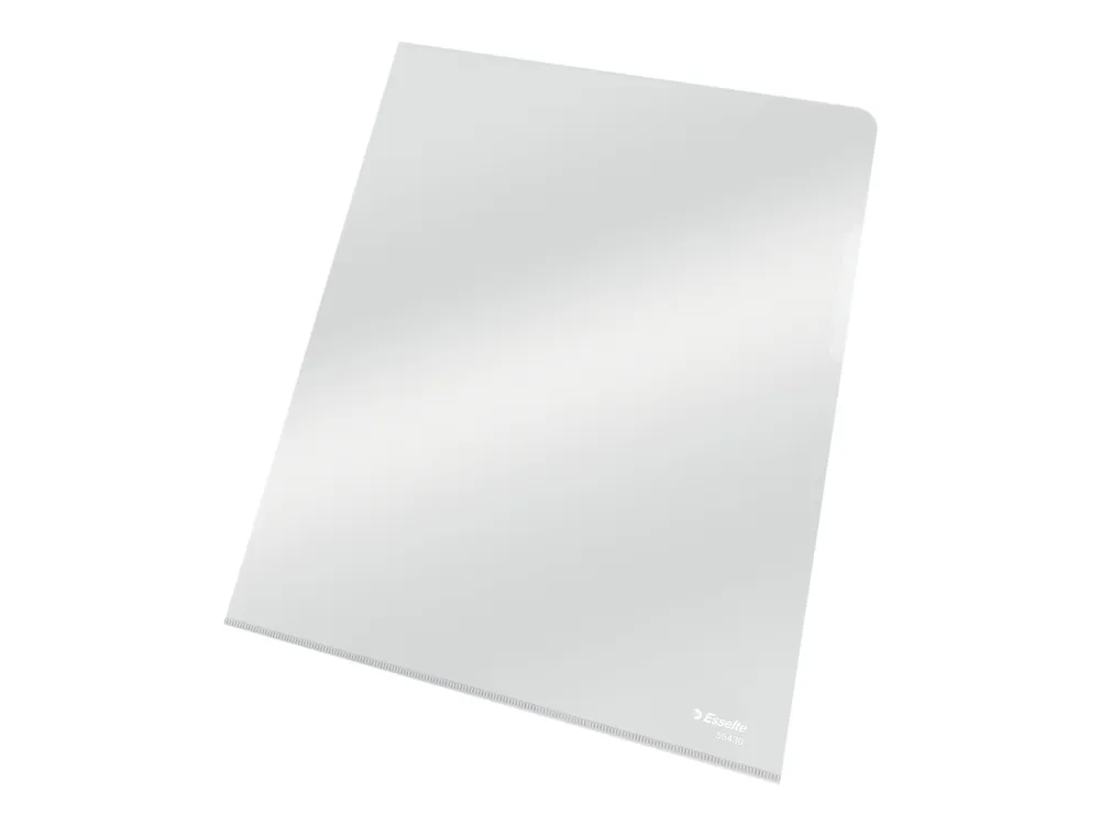 Esselte - L-formet mappe - for A4 (210 x 297 mm) - gjennomsiktig