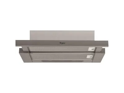Whirlpool AKR 749/1 IX - Panser - teleskopisk - bredde: 59.8 cm - dybde: 30 cm - extraction & recirculation (with additional extraction kit)