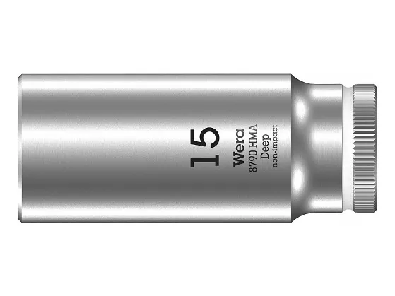 Wera dyp pipenøkkel 1/4 - 15 mm