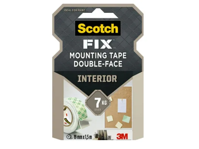 3M 7100263303, Listertape, Hvit, 1,5 m, Innendørs og utendørs, Keramikk, Glass, Metall, Vinyl, Tre, 7 kg
