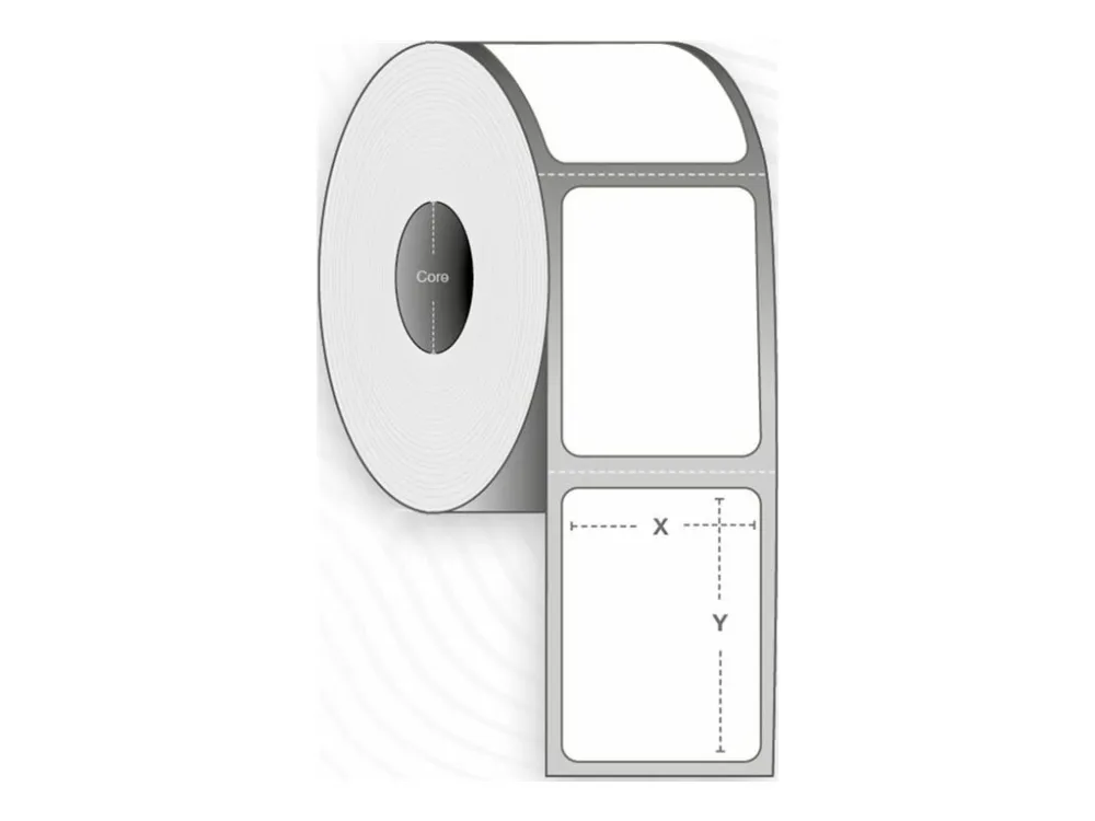 Capture - Permanent akryl-adhesiv - ubelagt - perforert - hvit - 76 x 51 mm 2992 etikett(er) (16 rull(er) x 187 merkelapper (alternativ for: Zebra 3012911-T)