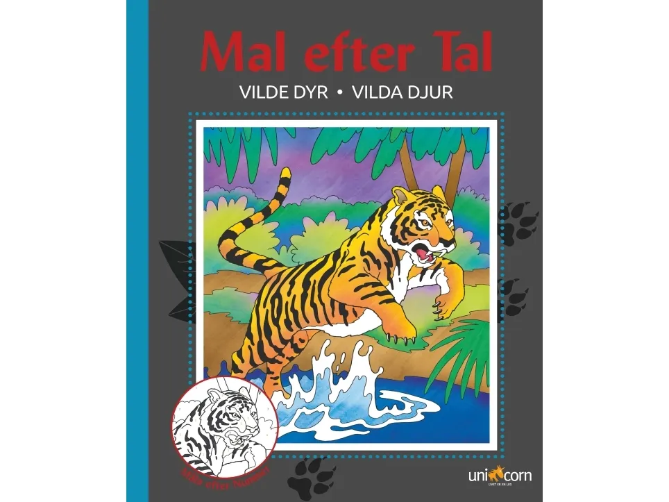 Mal Efter Tal - Vilde Dyr ( paint by numbers)
