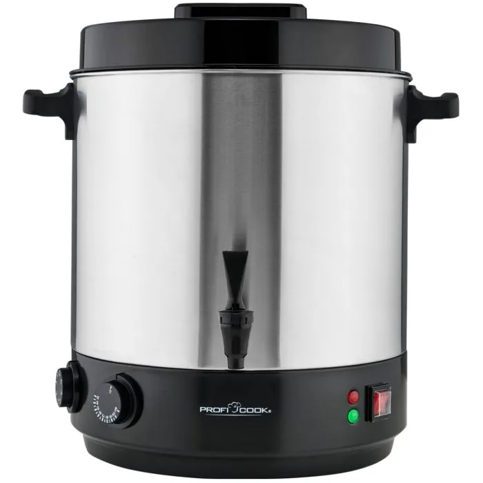ProfiCook PC-EKA 1283, 32 L, 14 L, Svart, Rustfritt stål, Rustfritt stål, Plast, Plast