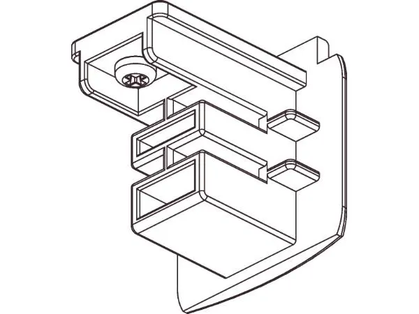 GLOBAL XTS 41-3 Endestykke Hvid