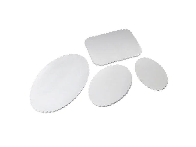 Fadpapir, Stykke, 40 g/m2, 330 x 500 mm præget papir, hvid, almindelig pakke a 500 stk, Fødevaregodk