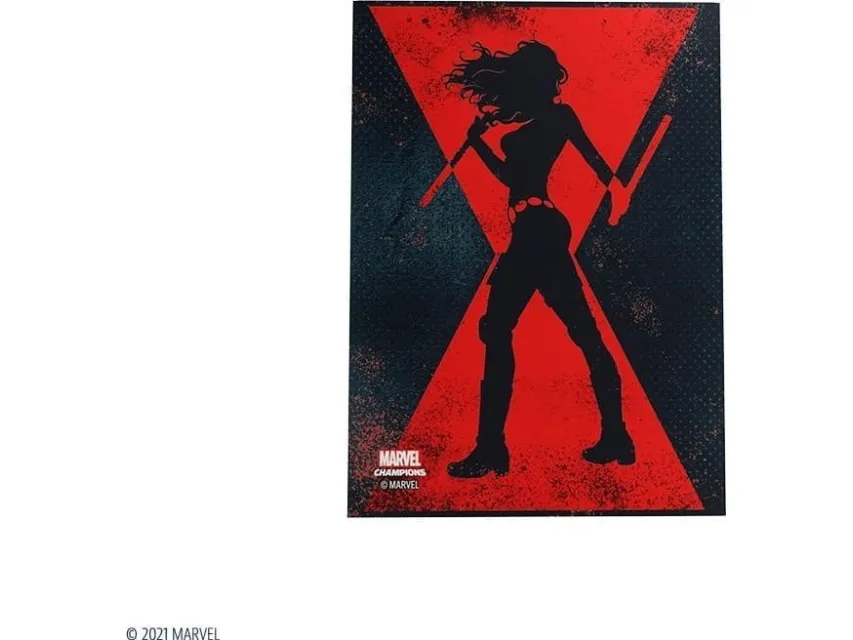 GameGenic Marvel Champions Sleeves Black Widow
