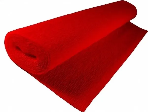 Kreppepapir mørk rød 180 g (582)