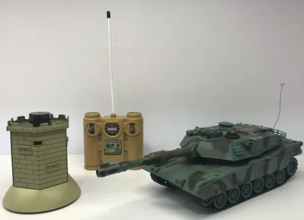 USA M1A2 Fjernstyret Tank 1:28 VS Fort 27Mhz
