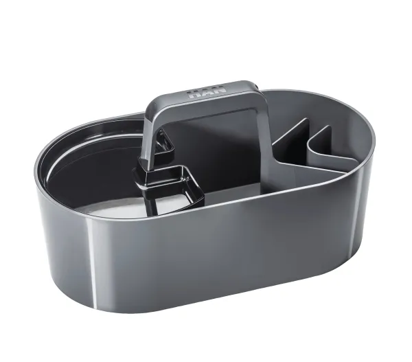 HAN Toolbox LOFT 1200-19, Acrylonitrilbutadienstyren, Plast, Mørkegrå, Transparent, 340 x 187 x 188 mm, 340 mm, 187 mm, 188 mm