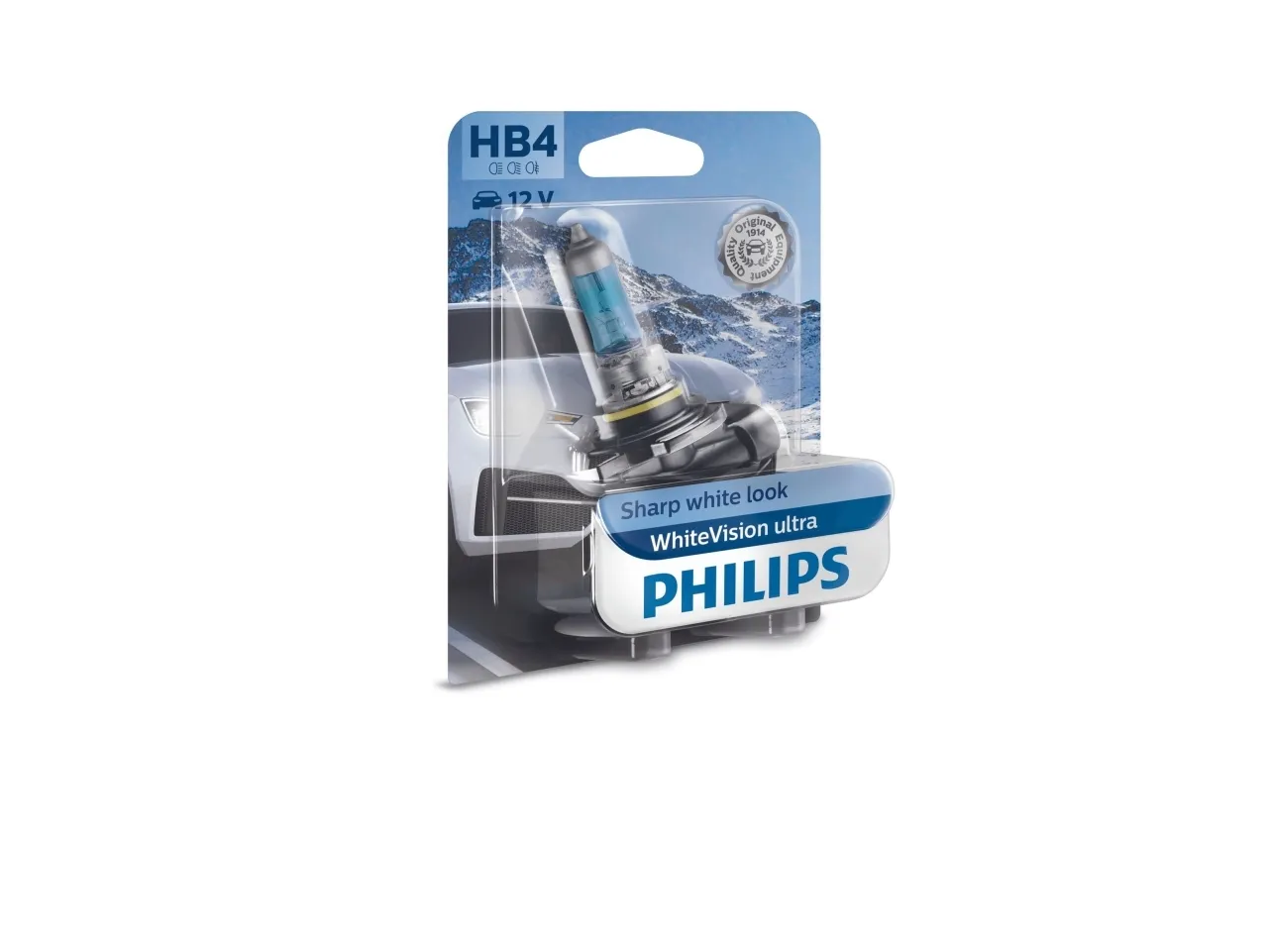 Philips WhiteVision Ultra HB4 55W 12,8V - 1 stk.