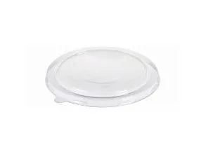 Royal Catering plastlokk Catersource rund Ø184 mm PET klart til brun kraft salatskål, 6 ps x 50 stk/krt