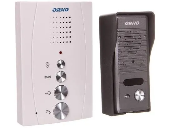 Orno enfamilietelefonfri intercom ELUVIO svart