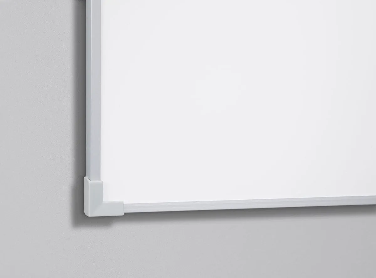 Lintex Boarder - Whiteboard - veggmonterbar - 905 x 1205 mm - keramikkstål - magnetisk - aluminiumramme med grå hjørner