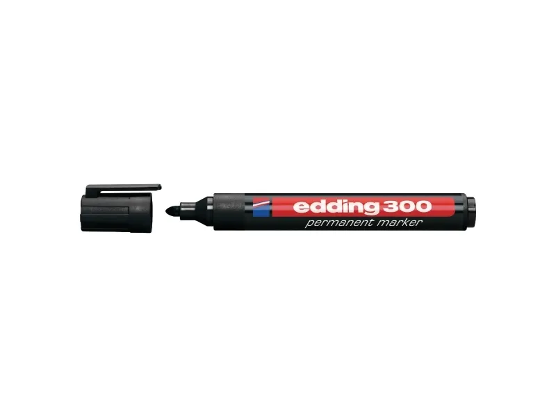 Marker Edding® 300 sort 1,5-3,0 mm