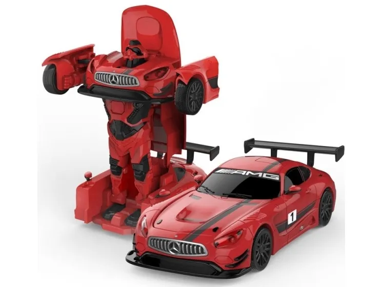 RASTAR regnbil 1:32 Mercedes-Benz GT3 AMG transformérbar bil med lys og lyd | 62300