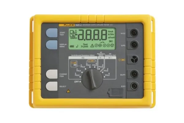 Fluke 1625-2 Kit, Gult, Grå, 50 V, 0,1 V, Knapper, Rotasjon, 8 s, 45 - 400 Hz
