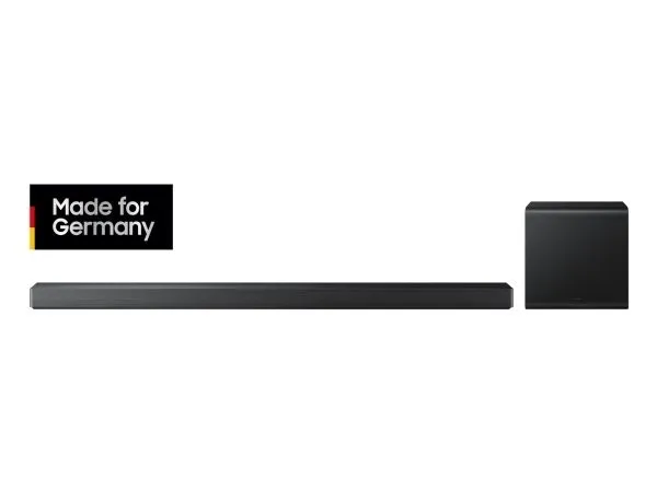 Samsung HW-QS710GF, 3.1.2 kanaler, DTS Virtual:X, Dolby Atmos, Dolby TrueHD, Adaptiv, Game Pro, Standard, Utvidelse av surroundlyd, Trådløs, Svart, AAC, AIFF, FLAC, LPCM, MP3, OGG, WAV