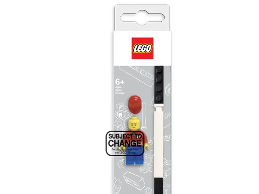 Mekanisk blyant med mini-figur, pakket i fargeboks