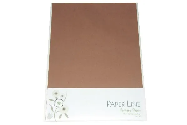 Fantasy kartong 180 g A4, 10 stk i pakke, lys brun