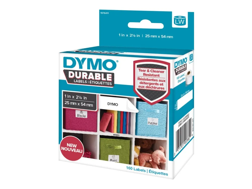 DYMO LabelWriter Address - Adhesiv - hvit - 25 x 54 mm 160 etikett(er) (1 rull(er) x 160) merkelapper - for DYMO LabelWriter 310, 315, 320, 330, 400, 450, 4XL, SE450, Wireless