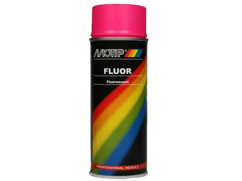 Motip Flouriserende spray pink 400ml.