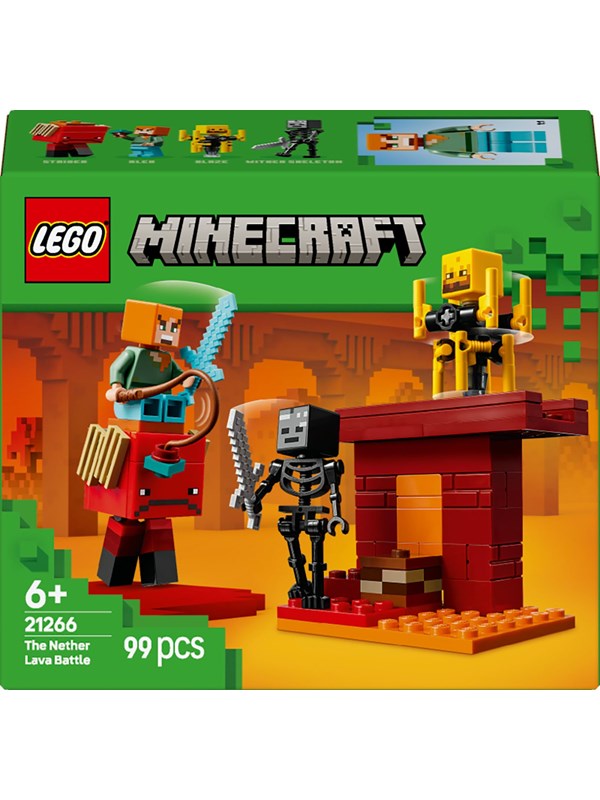 LEGO Minecraft 21266 Underverden-lavakamp