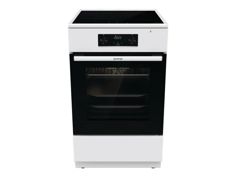 Gorenje Advanced GEIT5C60WPG - Komfyr - frittstående - bredde: 50 cm - dybde: 59.4 cm - høyde: 85 cm - med selvrens - hvit