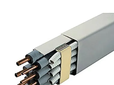 T140-H rørkanal 2 m - 140x90 mm, Hvid RAL 9010