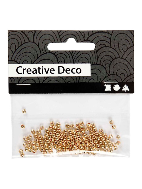 Creativ Company Beads Gold 150pcs.