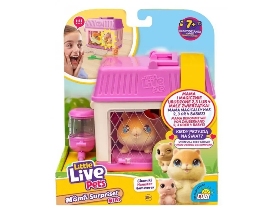 Figur Cobi Little Live Pets Mama Surprise! Mini hamster (MO-26626)