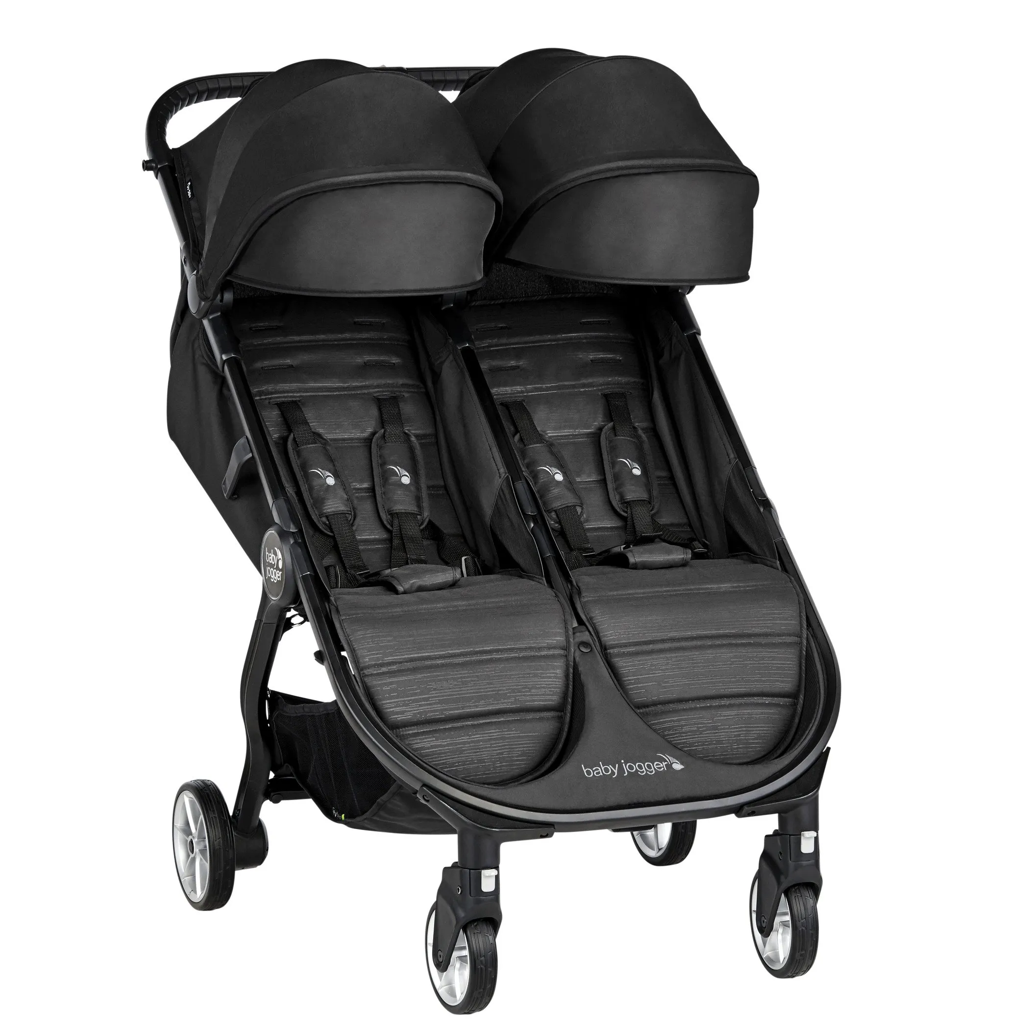Baby Jogger City Tour 2 søsken-/tvillingvogn - Pitch Black