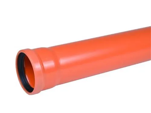 Wavin 200 x 2000 mm PVC-kloakrør med muffe, klasse S SN8, EN1401