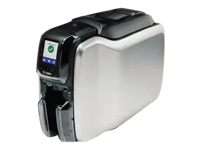Zebra ZC300 - Plastkortskriver - farge - fargesublimering/termooverføring - CR-80 Card (85.6 x 54 mm) - 300 dpi - inntil 900 kort/time (mono) / inntil 200 kort/time (farge) - kapasitet: 100 kort - USB 2.0, LAN