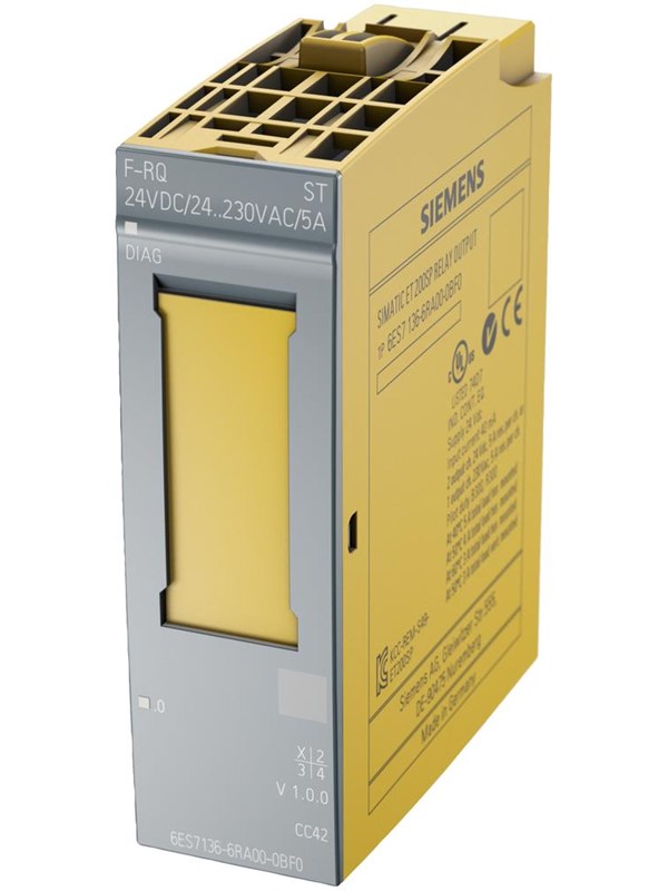 Siemens Et 200sp f-rq 1x24vdc/24..230vac/5a st 6es7136-6ra00-0bf0