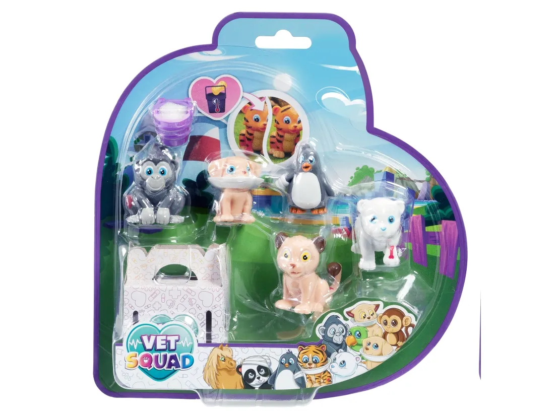 VET SQUAD Animals 5-pack  - Assorted