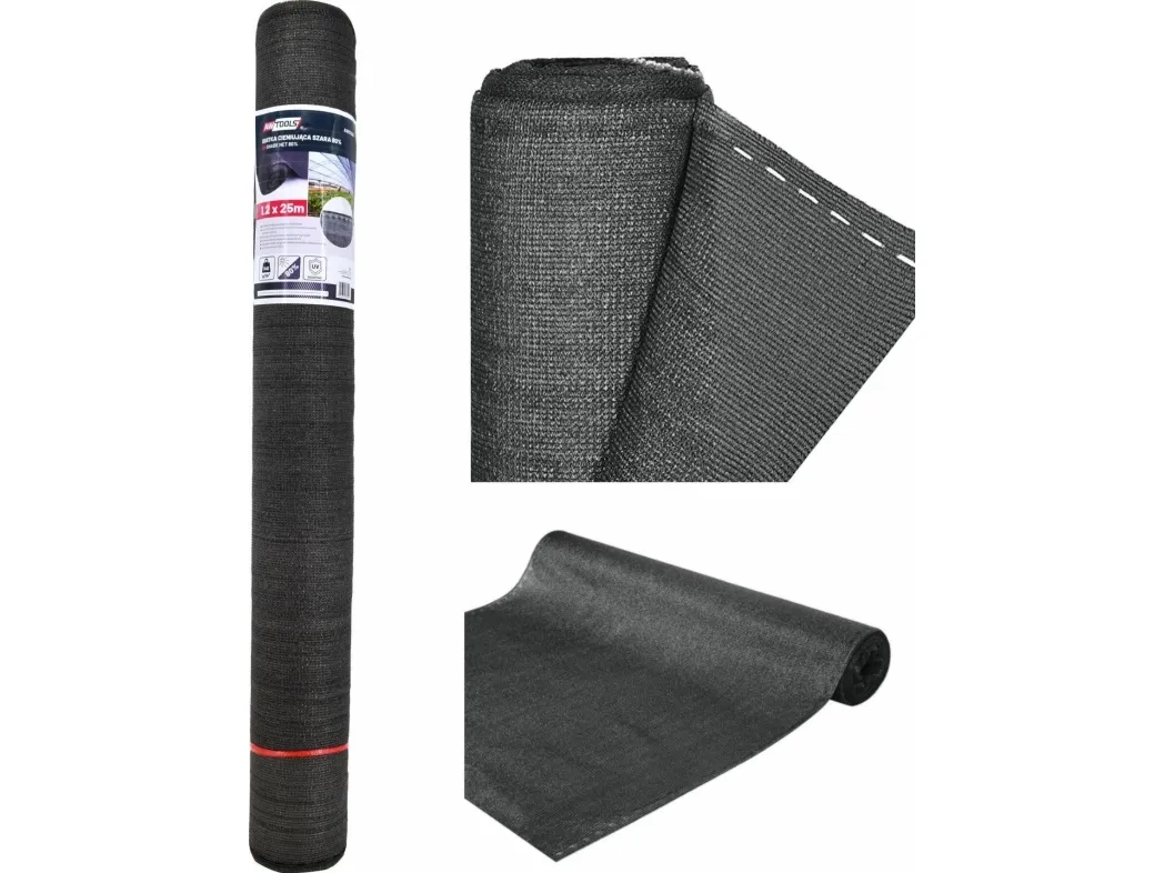 AWTOOLS skyggenett 140 g 1,2*25 m grå UV 80%