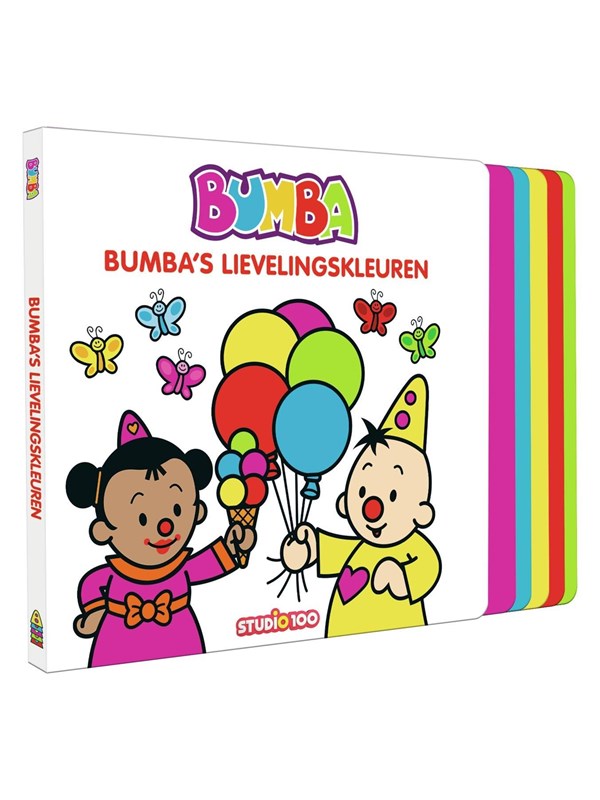 Studio 100 Bumba Cardboard Book with Steps - Bumba's Favorite Colors