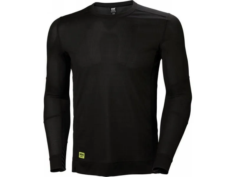 Helly Hansen LIFA langermet skjorte, størrelse XL, svart