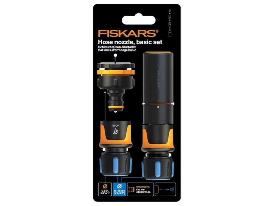 Fiskars 1027091, Svart, Blå, Oransje